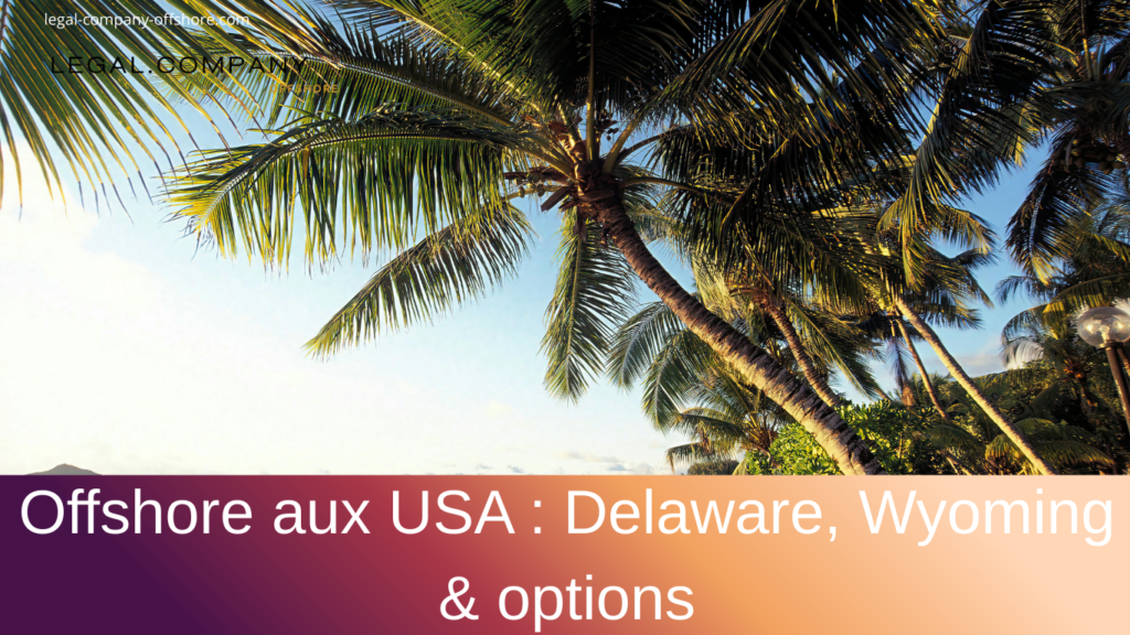 Société offshore aux États-Unis : Delaware, Wyoming
